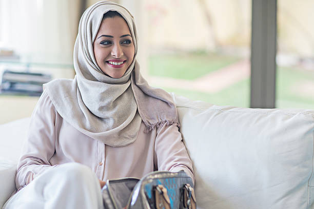 Elegant Emirati woman