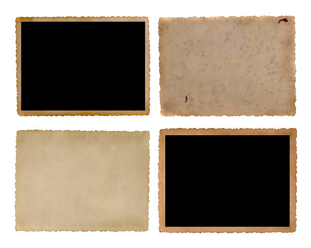 istock Collection of various old photos on white background 482850578