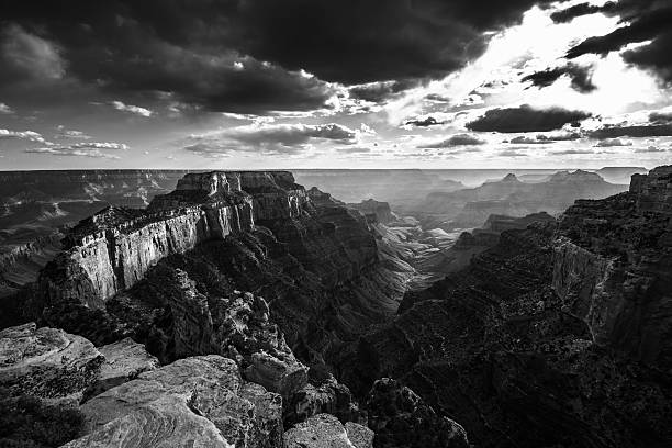 istock Grand Canyon North Rim Cape Royal Overlook at Sunset 482850936