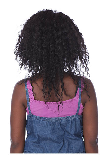 istock Young african woman from the back 482851506
