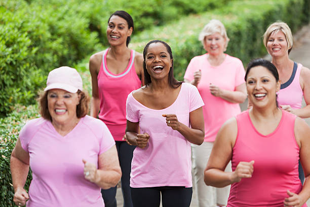 유방암 rally - breast cancer walk 뉴스 사진 이미지