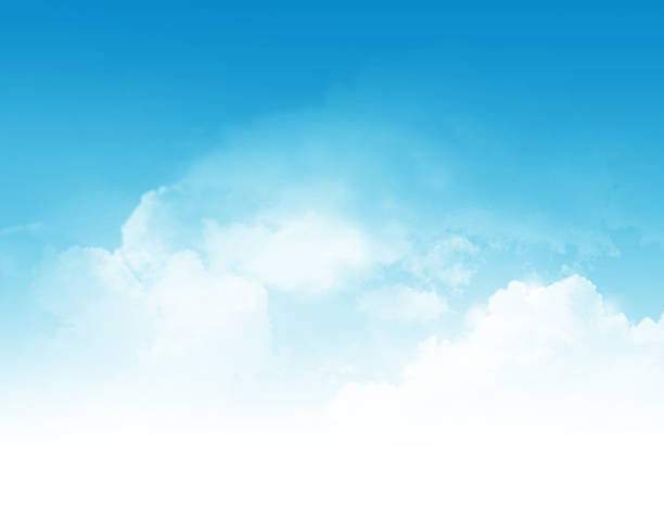 nublado cielo fondo abstracto - cloud cloudscape above pattern fotografías e imágenes de stock