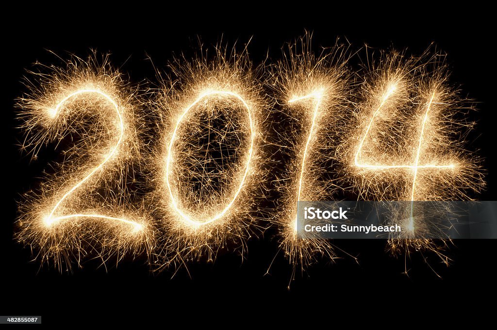Nuovo anno 2014 - Foto stock royalty-free di 2014