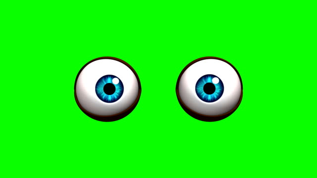 Cartoon Eyes Stock Videos and Royalty-Free Footage - iStock