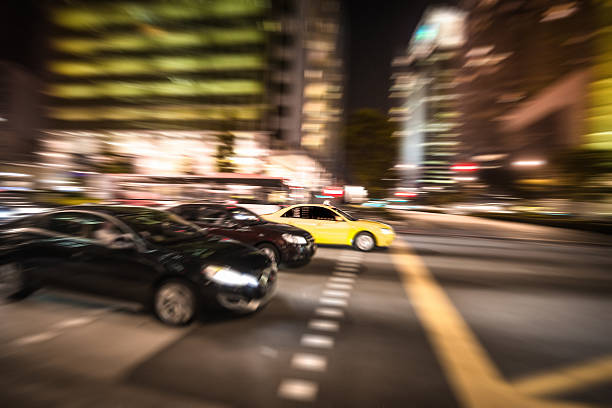 istock Abstract fast car motion blur in singapore 482855568