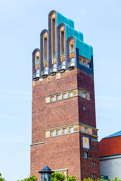 istock Vintage looking wedding tower tower at Kuenstler colony artists 482857775
