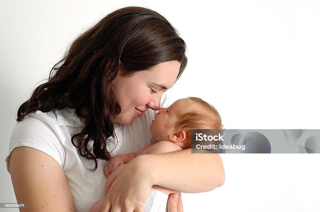 Mommy & Noozles für Neugeborene - Lizenzfrei Nase Stock-Foto