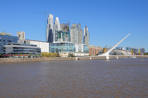 View of Puerto Madero, Buenos Aires, Argentina.