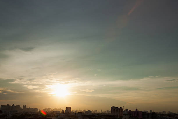 istock Sunrise and sunset sky in Bangkok Thailand 482859744