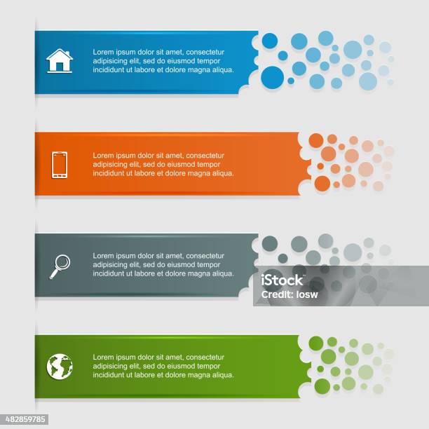 Vetores de Infográfico e mais imagens de Abstrato - Abstrato, Bolha - Estrutura física, Cardápio