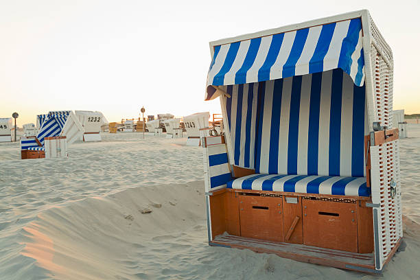 istock North Sea, beach chairs at beach 482864878