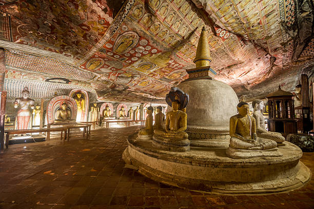 istock Dambulla ancient cave temple in Sri Lanka 482873086