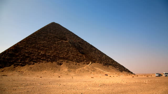 Sneferu's Red Pyramid near Cairo Egypt
