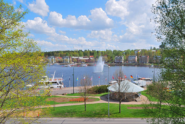 Lappeenranta, Finland Finland. View of Lappeenranta harbor  in a sunny spring day lappeenranta stock pictures, royalty-free photos & images
