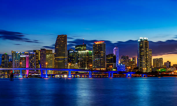 istock Miami city by night 482879541