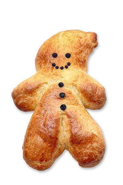 Baked St.Nicholas Traditional baked sweet St Nicholas. nub stock pictures, royalty-free photos & images