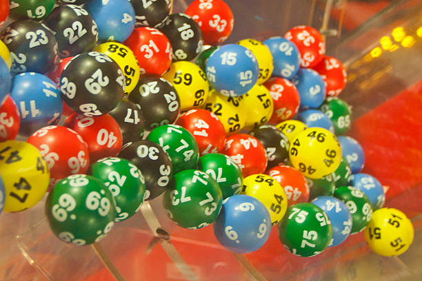 istock Bingo balls in the machine 482879743