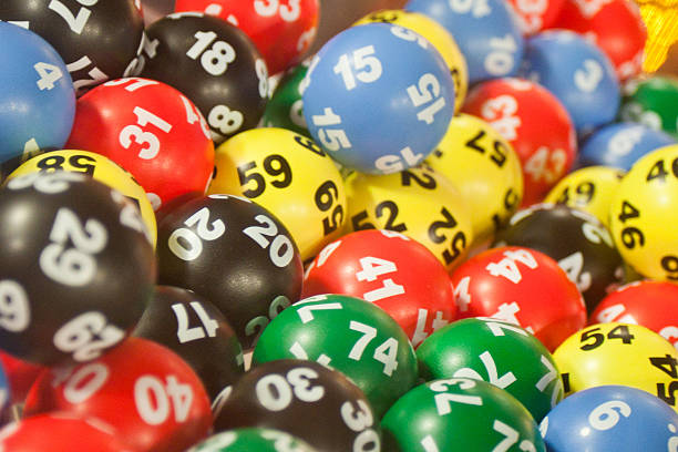 istock Closeup of lottery balls 482880575