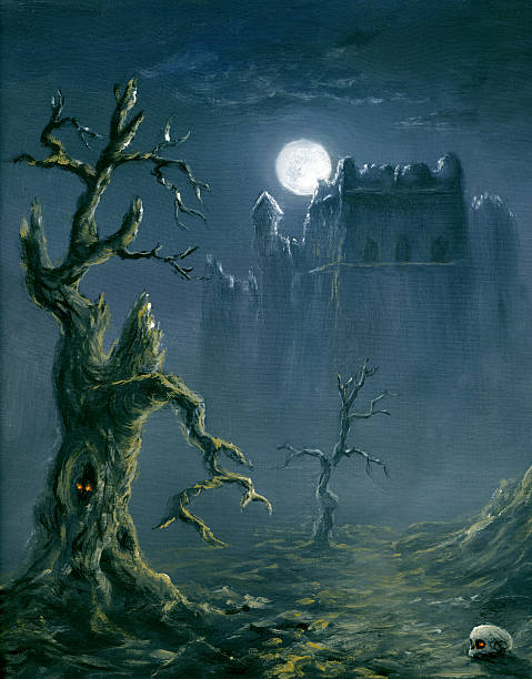 90+ Vampire House Pictures Stock Illustrations, Royalty-Free