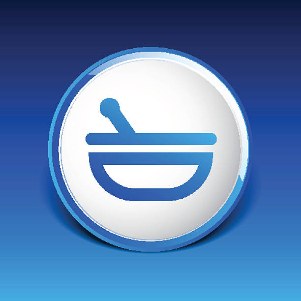 140+ Pharmacy Mortar And Pestle Background Stock Illustrations, Royalty