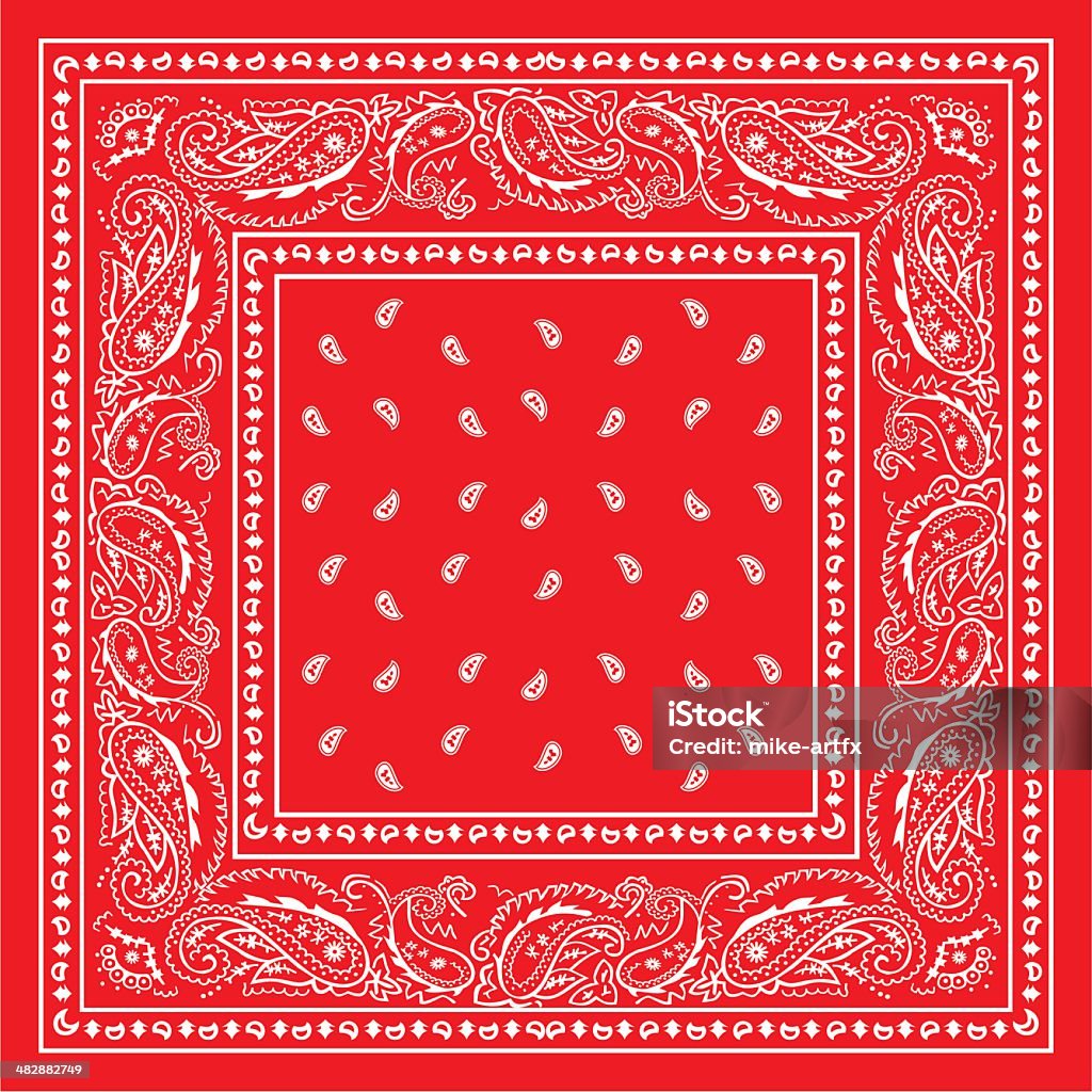 bandanared red bandana Bandana stock vector