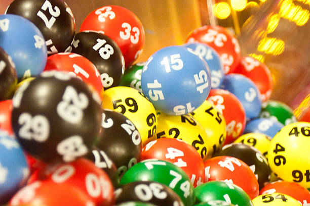 istock Lottery balls in the mashine 482884273