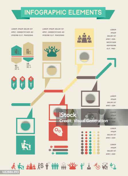 Business Infographic Template Stock Illustration - Download Image Now - Adult, Adults Only, Agreement