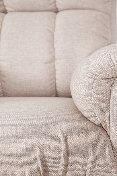istock Close-up Details Of Modern Fabric Recliner 482884737