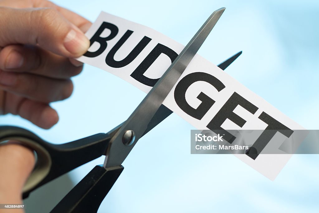 Budget coupe - Photo de Austérité libre de droits