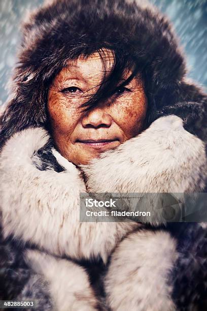 Inuit Mulher - Fotografias de stock e mais imagens de Ártico - Ártico, Pessoas, Retrato