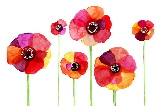 Flowers painting. This is creative element for your design. Scanned from my own original work. May be used as an artistic abstract background for many projects.