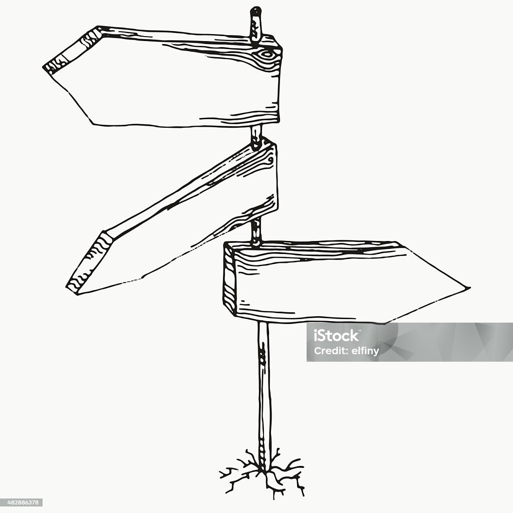 Hand Drawn Vector Pointer Design Element Stock Illustration - Download ...