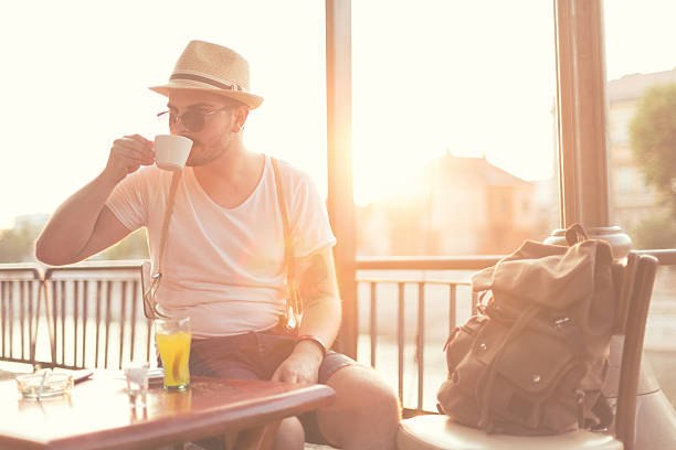 istock hipster mustache with a cup of coffee 482891116