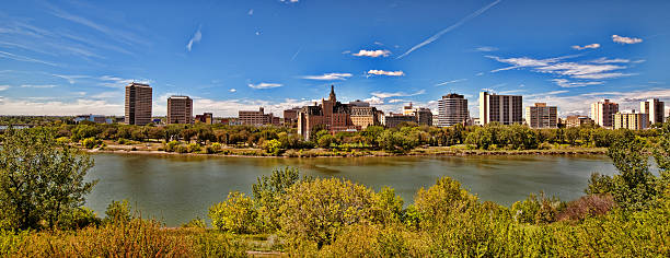 istock Downtown Saskatoon Riverbank Summer Panorama 482891822