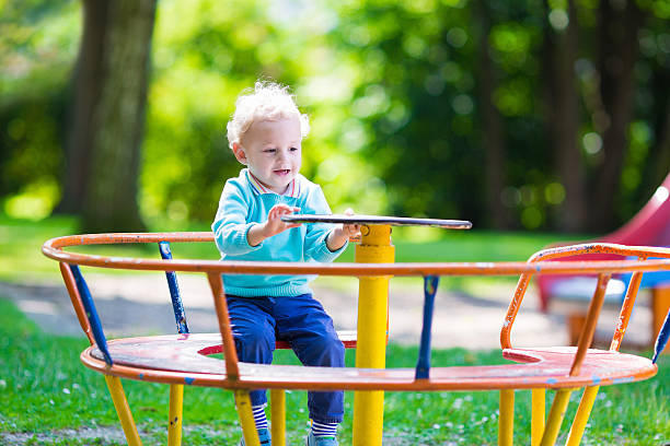 istock Little boy on a playground 482894222