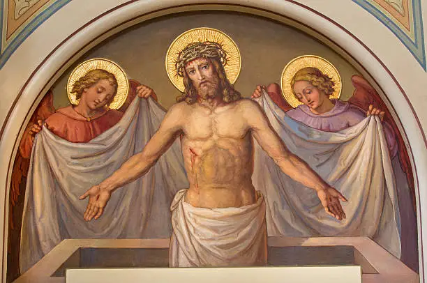 Photo of Vienna - Fresco of Resurrected Christ in Carmelites church