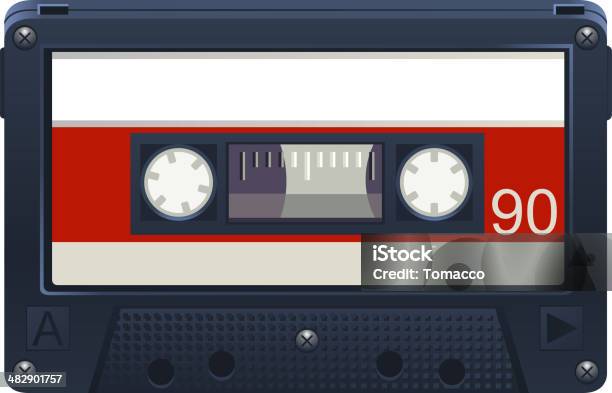 오디오 카세트 레코더 복고풍 테이프 1980-1989 년에 대한 스톡 벡터 아트 및 기타 이미지 - 1980-1989 년, 벡터, 컷아웃