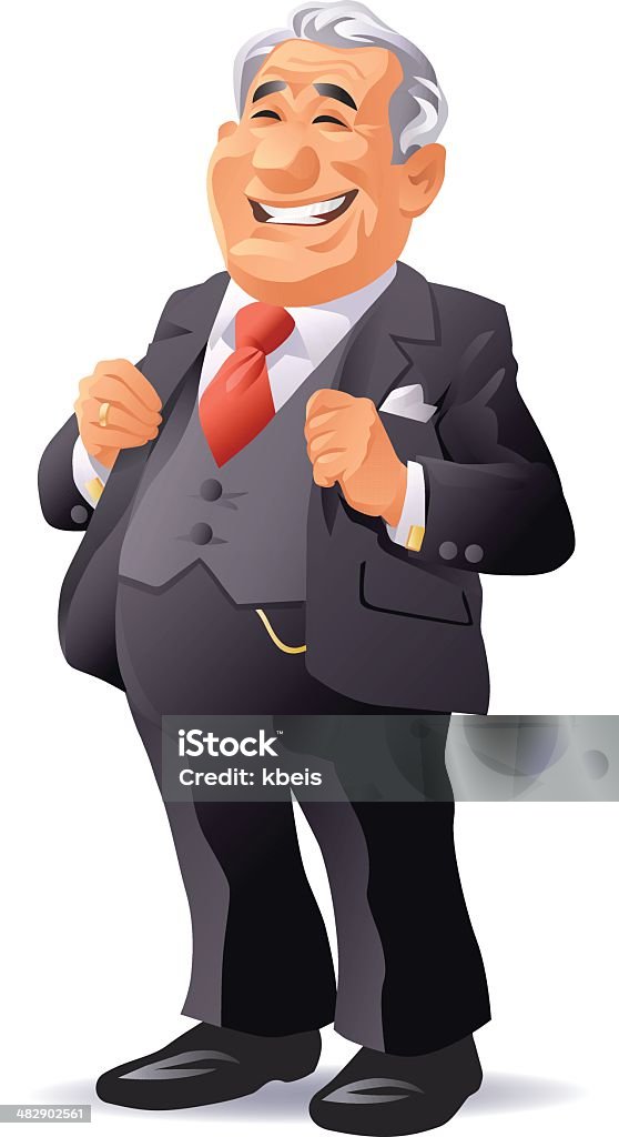 Senior Businessman Stock Illustration - Download Image Now - Men,  Overweight, Businessman - iStock