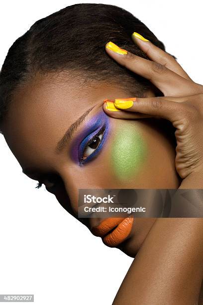 Beleza Colorido - Fotografias de stock e mais imagens de Maquilhagem - Maquilhagem, Cor Viva, Claro