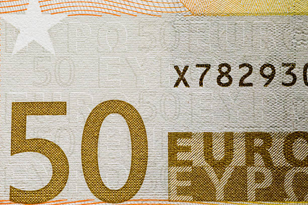 Dinheiro do Euro - fotografia de stock