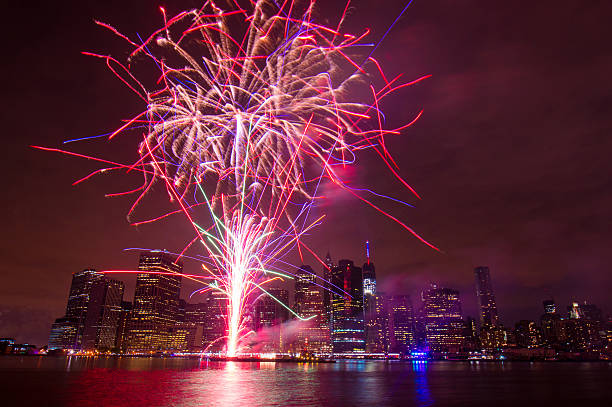 istock Independence Day Fireworks, New York City 482904844