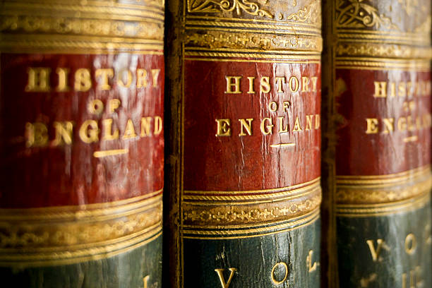 istock Antique Books - History of England 482921412