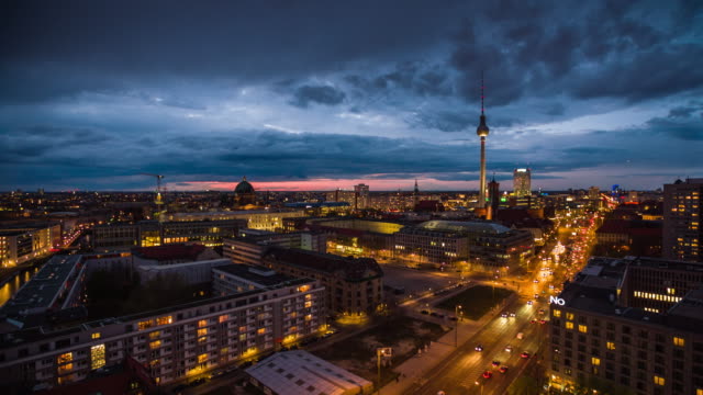 Berlin Cityscape at Dusk