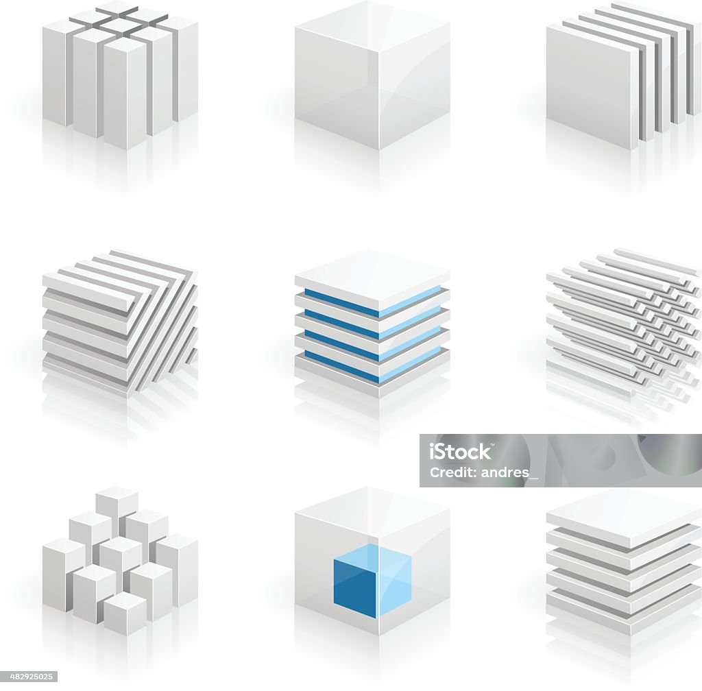 Cubes - 3D series You may also like: Three Dimensional stock vector