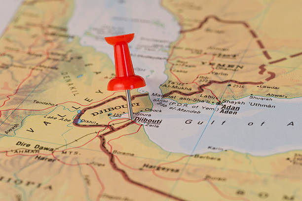istock Djibouti Zeila Marked With Red Pushpin on Map 482925889