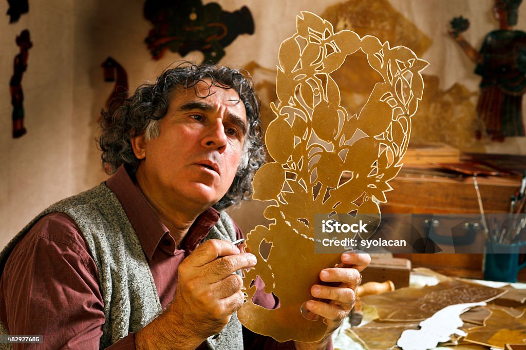 Puppet Maker Studio Puppet Makers Studio Stock Photo - Download Image Now - Adult, Adults ...