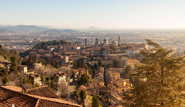 istock Aerial view of Bergamo 482928174