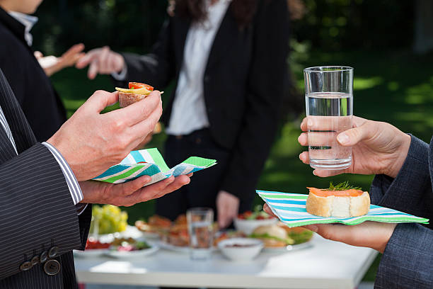 istock Business party in the garden 482929073