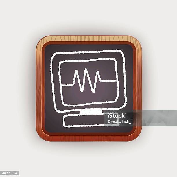 Computer Inage Drawing Computer Doodle Drawing Stock Illustration - Download Image Now - 2015 ...