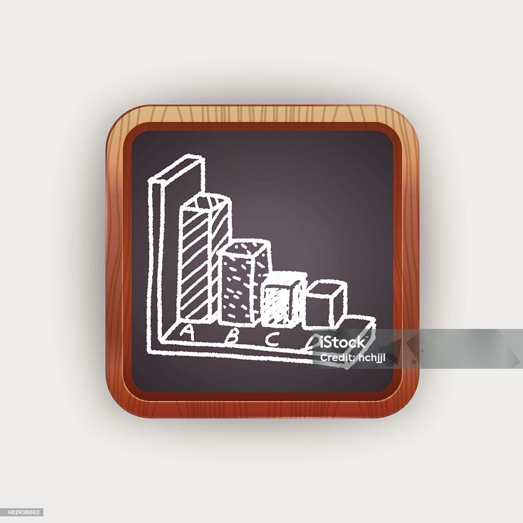 Chart Doodle Stock Illustration - Download Image Now - 2015, Business
